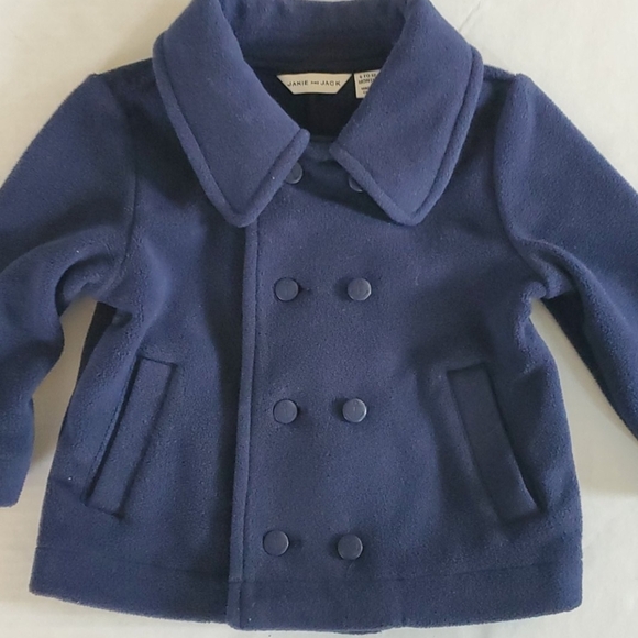 Janie and Jack fleece sweater coat - Picture 2 of 6